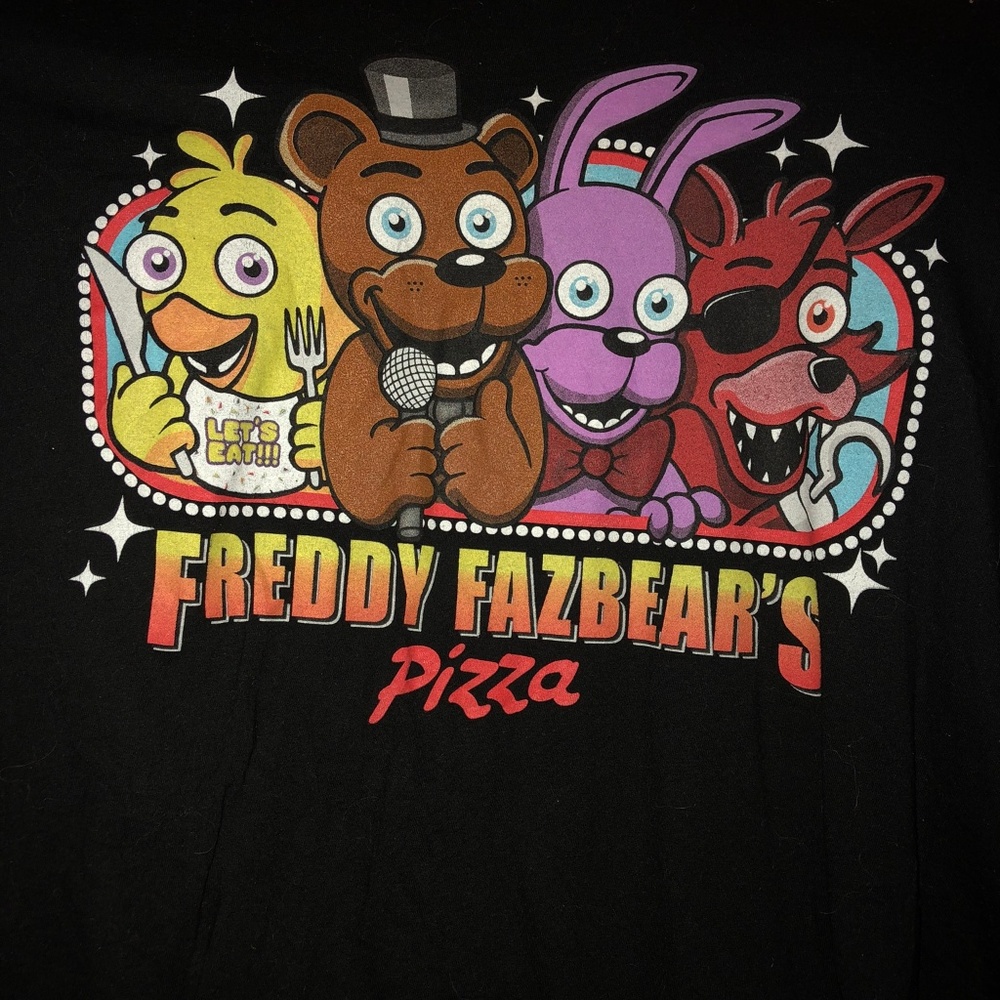 Five Nights at Freddy shirt.